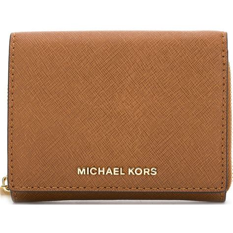 small michael kors wallet chesnut leather|michael kors small wallet sale.